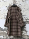 AVIVA JIFEI XUE 25 Autumn/Winter Contrast Color Mac Jacket/Cocoon Pants AJX-FW25-CMC-NBBWC-Natural Brown Jacket